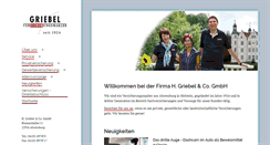 Desktop Screenshot of griebel.de