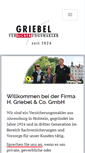 Mobile Screenshot of griebel.de