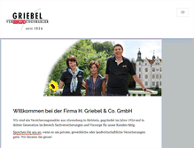 Tablet Screenshot of griebel.de